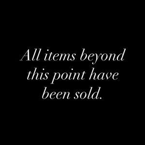 Items beyond here have been sold.